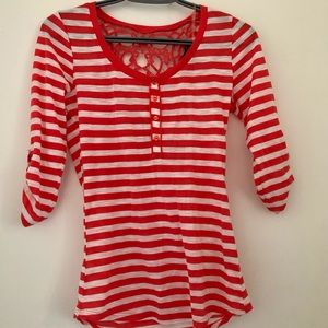 Blouse with netted back